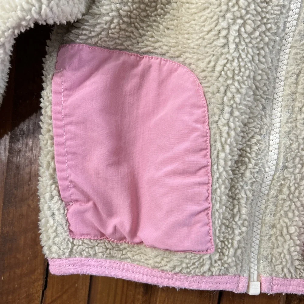 Patagonia Baby Retro X Jacket Rare‎ Vintage Cream Pink Sz 18 Months